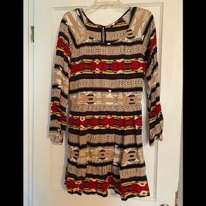 GB Aztec hippie dress XL